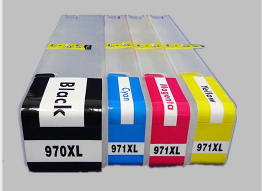 Refillable ink cartridge 970/971 for hp X551dw printer 2