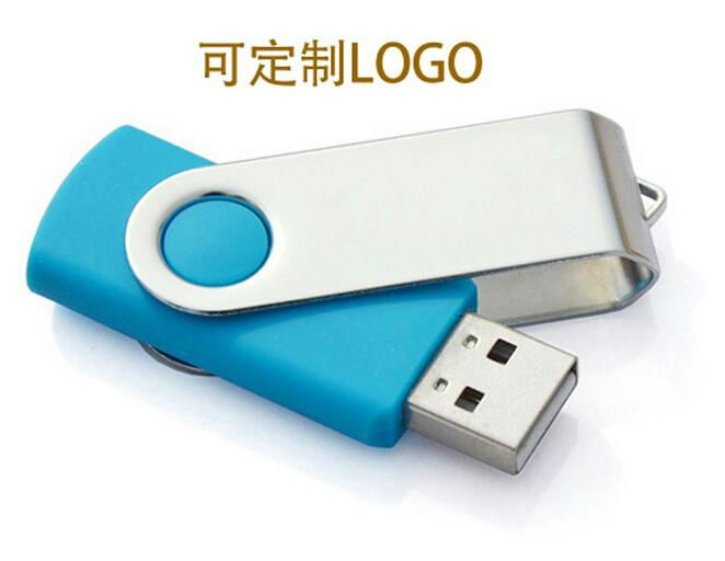 旋转工厂定制u盘16g 优盘4/8g 创意商务礼品高速USB 2.0 3.0 U盘 2