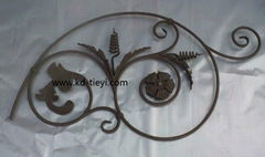 wrought iron rosettes