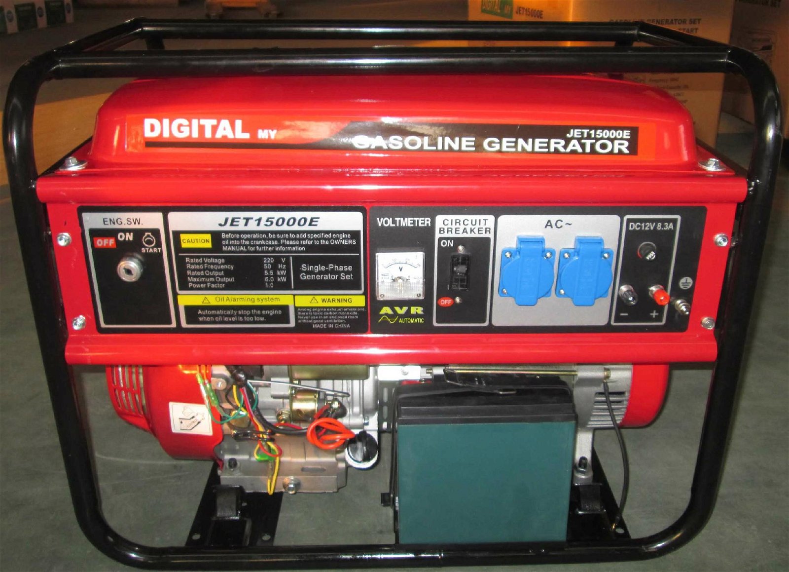 5kw air cooled gasoline generator with Honda engine 3