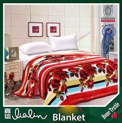 China supplier cheap flannel fabric printing blanket 3