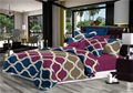 China supplier flannel fabric polyester bedding set