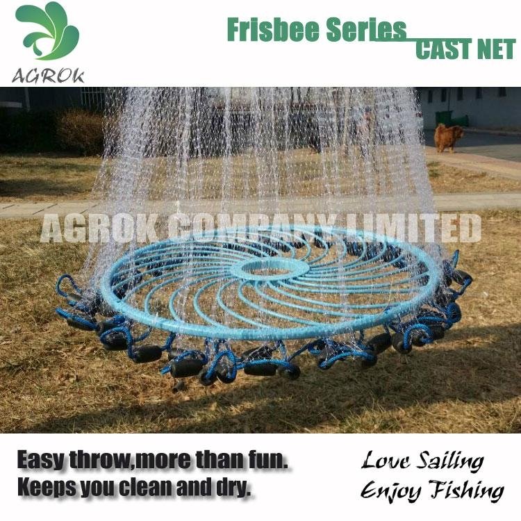 The Frisbee-Super Easy Cast Net 4