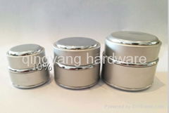 Good quality  aluminum jar with screw cap