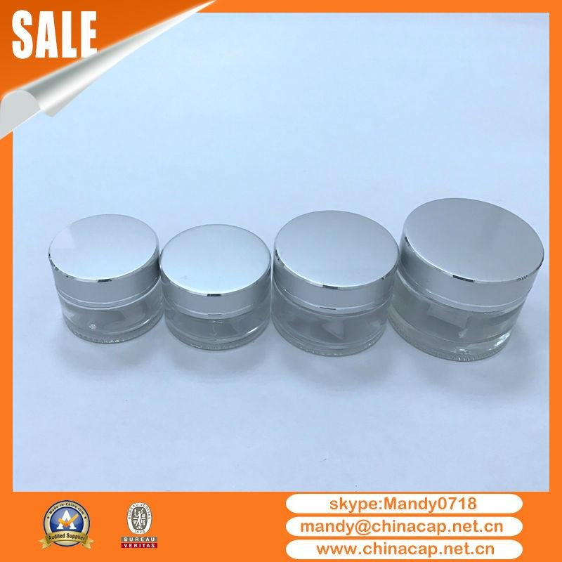 5g10g15g20g30g Silver Gold  Cosmetics Jar Aluminum Cap