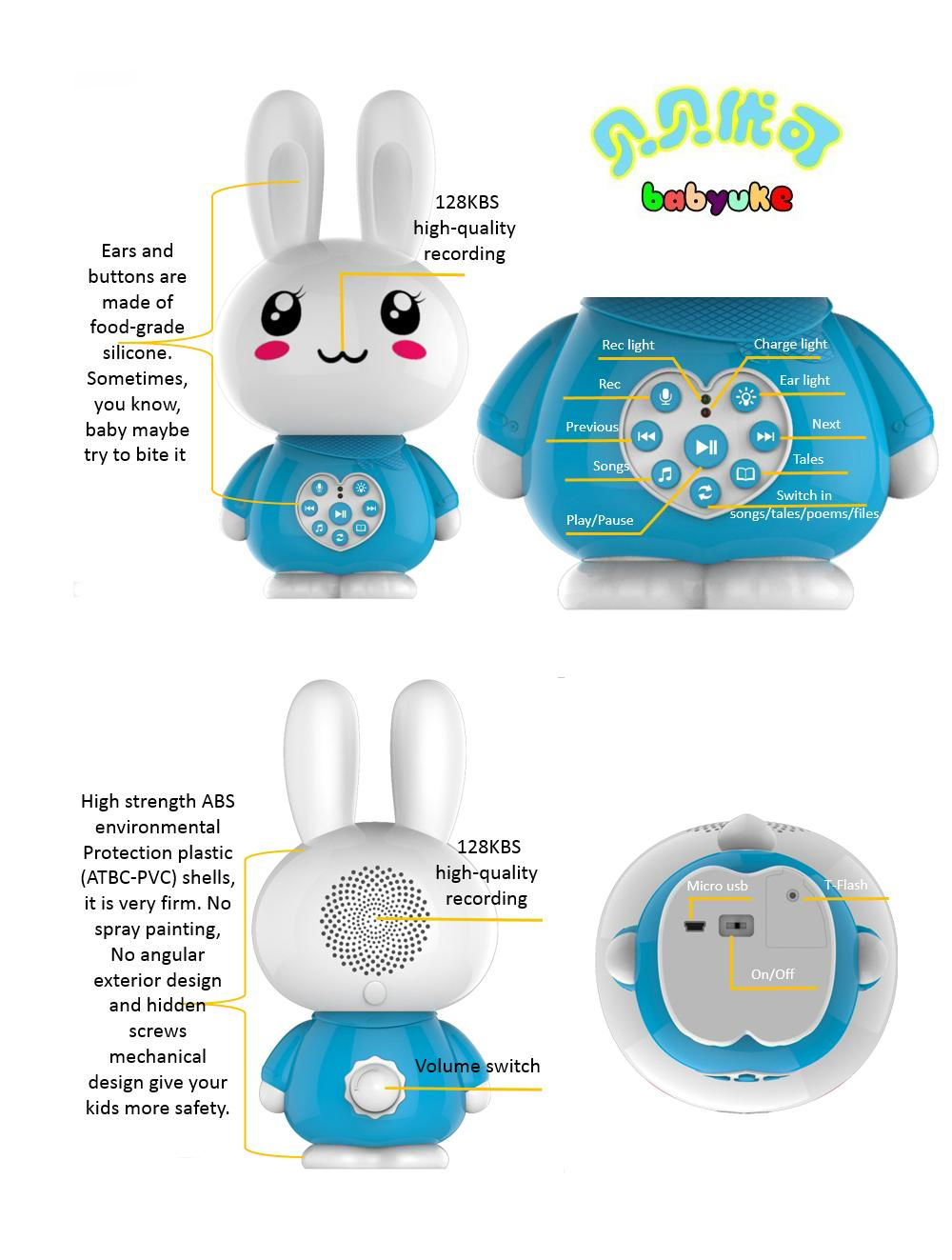 Factory supply Babyuke story machine Q3 2