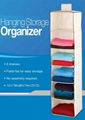 bedroom hanging closet organizer