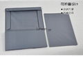 Hot sale grey 100% polyester Fabric Foldable shoe Storage Box with cover  2