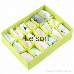 OEM non woven fabric foldable Drawer Dividers storage box 