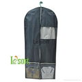 Newest polyester foldable garment bags with zipper customized mens suit cover ba