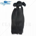 7A hotsale Raw Unprocessed Straight Peruvian Weft Human Hair Weave Fast Delivery 5