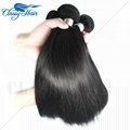 7A hotsale Raw Unprocessed Straight Peruvian Weft Human Hair Weave Fast Delivery 1