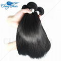 7A hotsale Raw Unprocessed Straight Peruvian Weft Human Hair Weave Fast Delivery