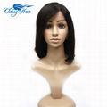 Straight Unprocessed Full Lace Human Hair Short Bob Wigs