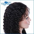 Curly Virgin Hair Full Lace Wigs Lace Front Wigs with Baby Hair For Black Women