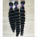 Deep wave Malaysian Virgin Human Hair Weaving Bundles In large stock