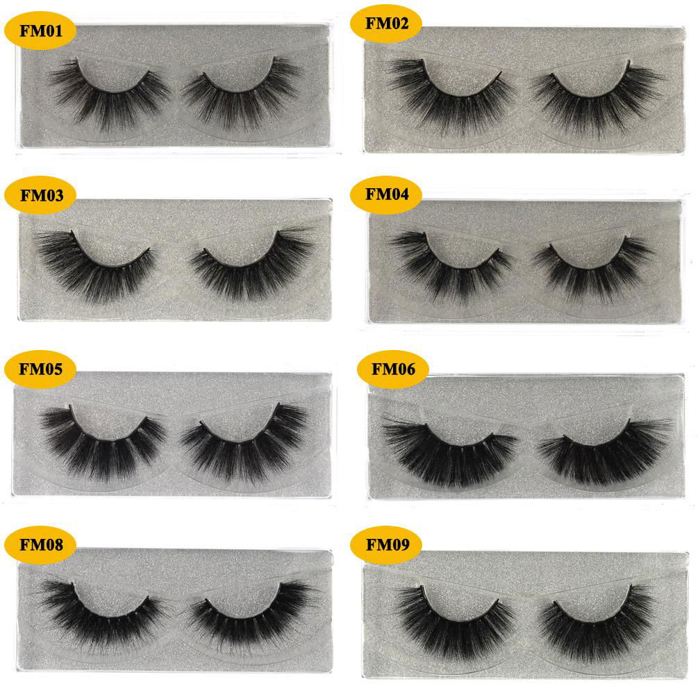 3D Mink Eyelashes Fake Eyelash Handmade False Lashes Soft Natural Long Eye Lash