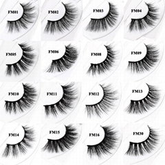 3D Mink Look False Eyelashes Mink Lashes Extensions