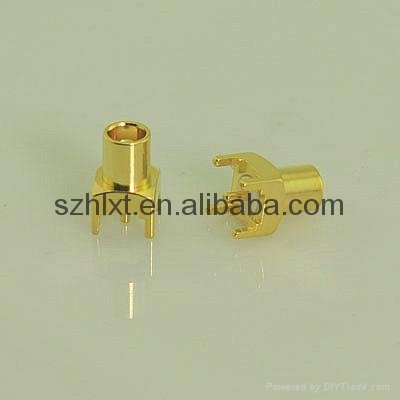 mcx coaxial connectors straight edge for pcb  2