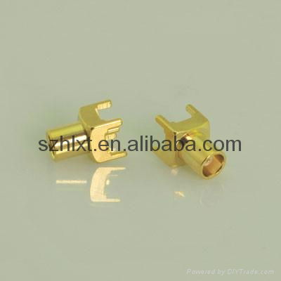 mcx coaxial connectors straight edge for pcb  3