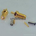 sma male plug connector , nickel plated 50 ohm  4