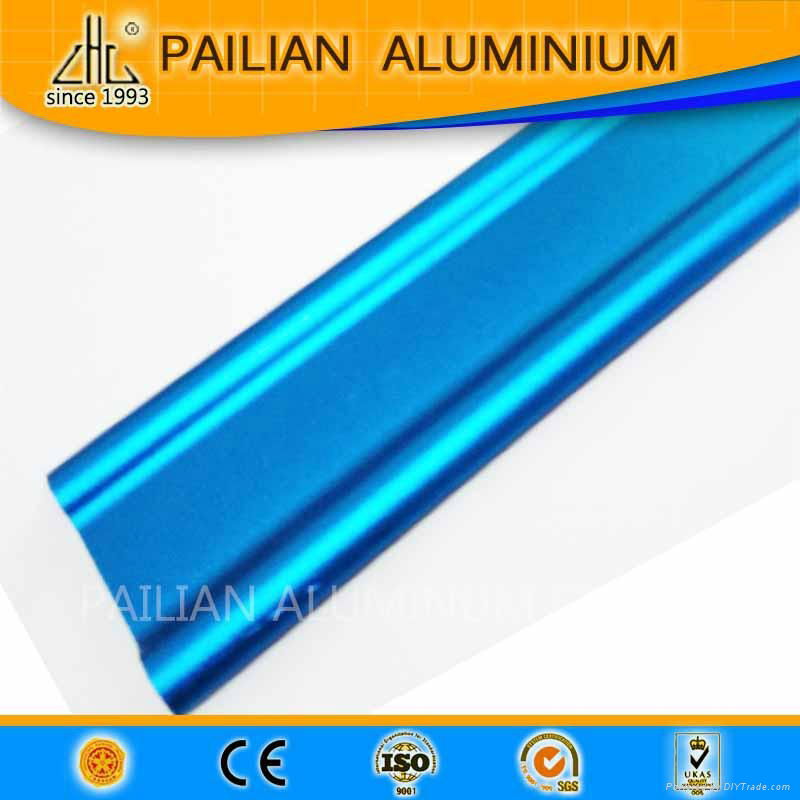 Hot! 6463 grade aluminium alloy polish profiles ,aluminium CP polish tube and pi 4