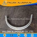 Aluminium CNC aluminium profiles bending milling punching aluminium CNC service 5