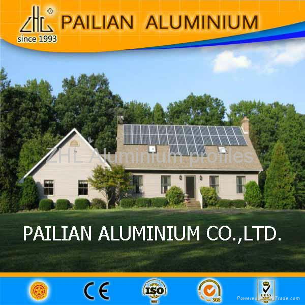 aluminium extrusion solar panel strip aluminium frame for solar panel sysem 2