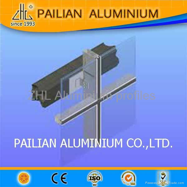 Exported curtain wall windows aluminium extrusion profiles 2