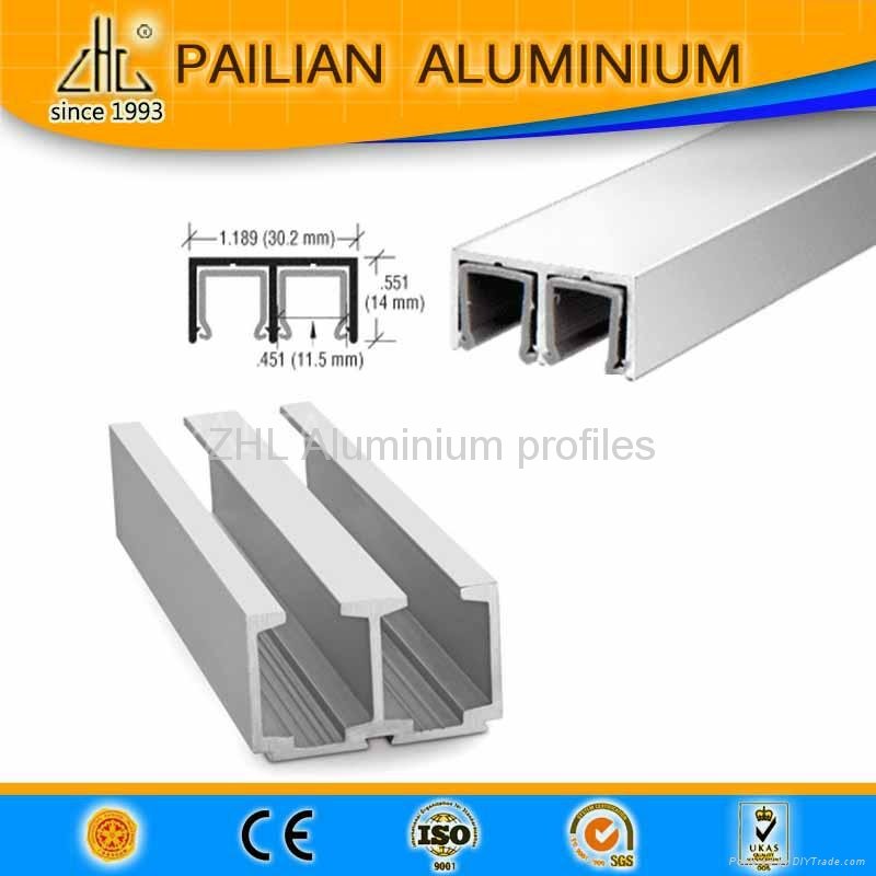 China product aluminium extrusion Top track  4