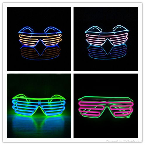 high brightness EL wire glasses for party halloween Chirstmas