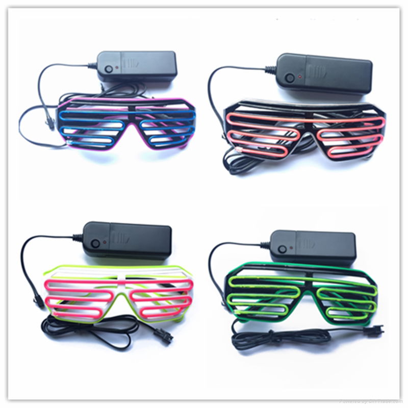 high brightness EL wire glasses for party halloween Chirstmas 2