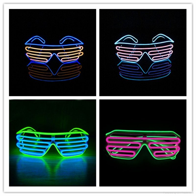 high brightness EL wire glasses for party halloween Chirstmas 3