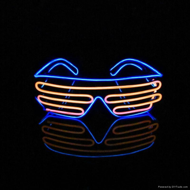 high brightness EL wire glasses for party halloween Chirstmas 5