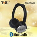 Stereo Hi-Fi  Bluetooth Wireless Headband Headphone with Mic for Audio Device  4