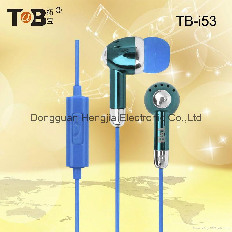 Earphone in-ear earbuds  with noise canceling and mic for  Iphone Android Window 3