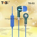 Earphone in-ear earbuds  with noise canceling and mic for  Iphone Android Window 3