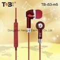 Earphone in-ear earbuds  with noise canceling and mic for  Iphone Android Window 4