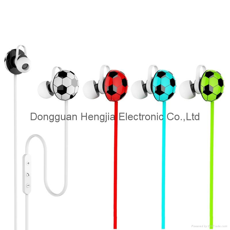 Bluetooth headphone wireless headset HI-FI music sport Stereo earphone with Mic 5