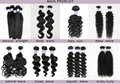 2015 hot selling unprocessed 100 human hair fumi virgin hair extention  5
