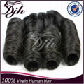 2015 hot selling unprocessed 100 human hair fumi virgin hair extention  3