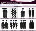 deep wave hair  virgin brazilian hair extention  2