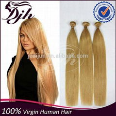  100% human hair European Remy Virgin Natural Straight hair bundle