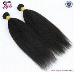 kinky straight hair brazilian human remy no tangle