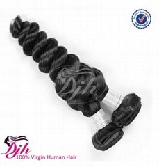  natural human hair extension brazilian loose wave virgin hair 