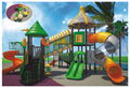 Outdoor playground equipment Combined slides 3