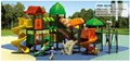 Outdoor playground equipment Combined slides 5