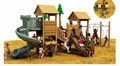 outdoor playground amusement wooden