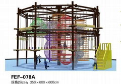 Outdoor playground New design trampoline and outward bound