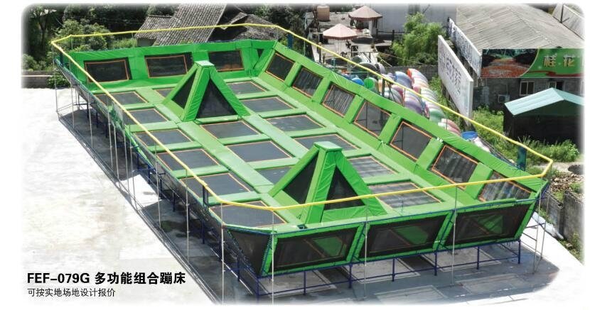 Outdoor playground New design trampoline and outward bound 5